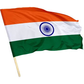 Obraz VLÁJKA Indie 112x70 cm Indická Vlajka Tunel pro Uchycení na Tyč