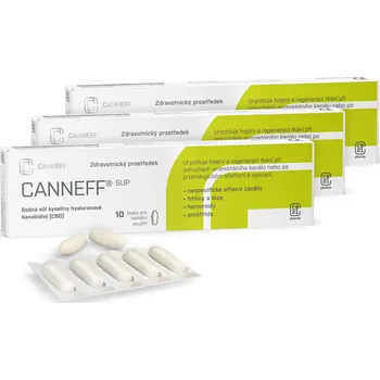 Lék na ženské potíže Sada CANNEFF® SUP – rektální čípky (měsíční kúra 30 ks)