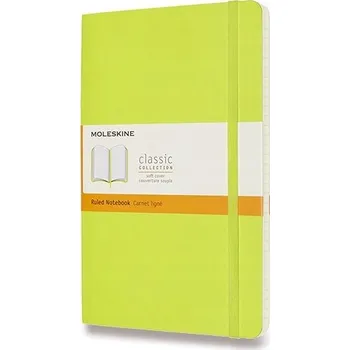 Zápisník Linkovaný zápisník Moleskine 13x21 cm zelený