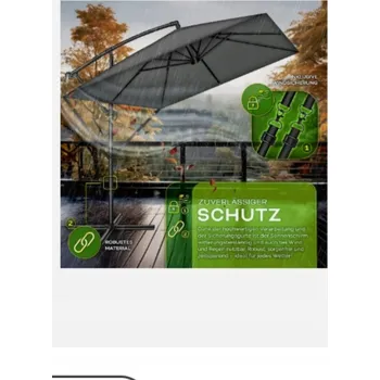 Stínicí technika Zahradní slunečník béžový 330 cm