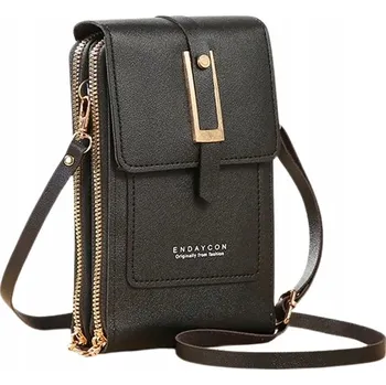 Kabelka D-look kabelka přes rameno eko kůže černá