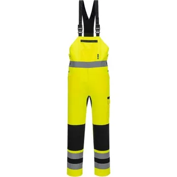 PortWest | WX2 Eco kalhoty s laclem s vysokou viditelností - Orange/Black / L / L / oranžová