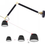 Nástěnné svítidlo AZzardo černé E27 60 W