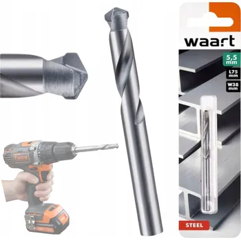 Vrták Vrták s karbidovou destičkou na kov 5,5 mm