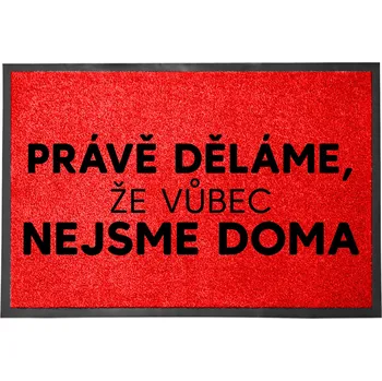 Hotová rohožka z plastu, PVC 60 x 40 cm