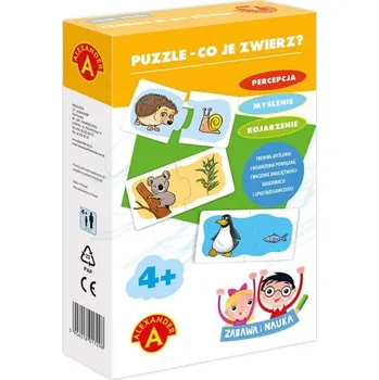 Puzzle PUZZLE CO JE ZWIERZ? PUZZLE: CO JE TO ZA ZVÍŘE? ZÁBAVA A UČENÍ 4 roky+