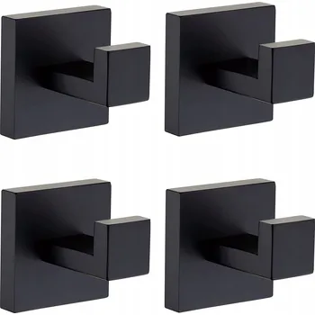 Věšák Háček bez vrtání Zandor černý