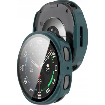 Pouzdro na mobilní telefon Pouzdro s vestavěným sklem Bizon pro Samsung Galaxy Watch 8 40 mm pouzdro