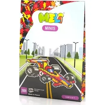 ostatní stavebnice Stavebnice Minis Car 3v1 Thematic + Stavební plán 50325