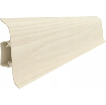 soklová lišta Lišta Vilo PVC 2 x 55, délka 2 cm, dub