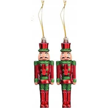 Vánoční dekorace Vánoční Koule zdobená vánoční koule 12 cm 2 ks