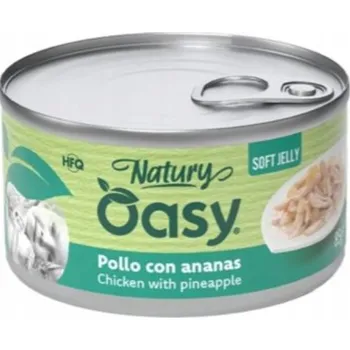 Krmivo pro kočku OASY NATURY SOFT JELLY - KUŘE S ANANASEM 85G