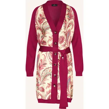 Dámský svetr Etro Dámský Pletený Kabátek Ze Směsi Materiálů S Hedvábím,...