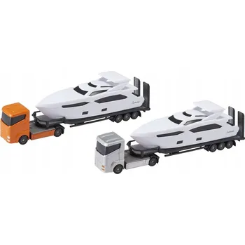 autíčko TEAMSTERZ transportér + jachta /12 1374266 26615 vícebarevná