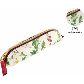 Penál Miquelrius pouzdro se zipem - Botanical Flora, Floral, mix barev