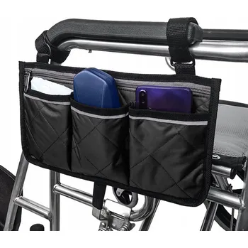 Invalidní vozík POSTRANNÍ TAŠKA NA INVALIDNÍ VOZÍK PRO ULOŽENÍ VĚCÍ