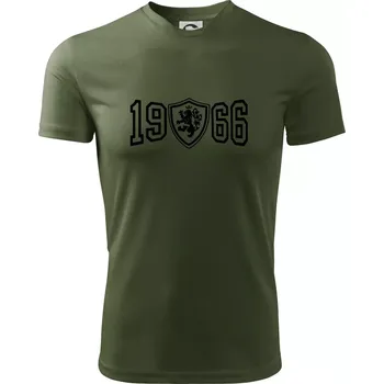 Pánské tričko Narozeninový motiv - znak - 1966 - Pánské triko Fantasy sportovní (dresovina) - 2XL ( Khaki )