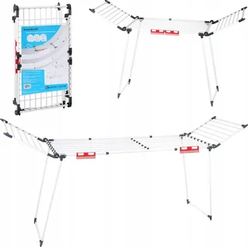 Sušák na prádlo Stojící sušák na prádlo, skládací prádlo, balkonová konstrukce, silný roztahovač
