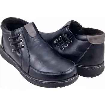 Dámské polobotky Dámské zateplené polobotky UNISOFT 25BT02-9354 černé vel. 36