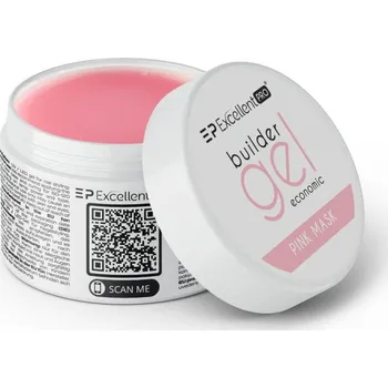 Lak na nehty Excellent Pro UV/LED gél na nehty Economic - pink mask 50g.
