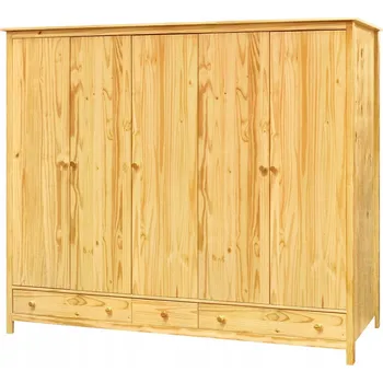 Šatní skříň IDEA Skříň IDEA nábytek 231 x 190 x 58 cm bezbarvá