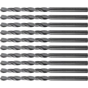 Vrták Vrtáky do kovu HSS 4.0, 10 ks TOP tools 60H440