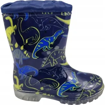 Dívčí holínky Holínky holínky Wojtyłko 2G6015G granátové dinosaurus - 23