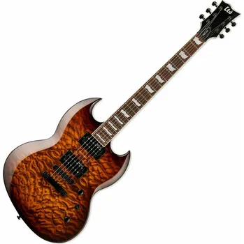 Kytara ESP LTD VIPER-256 Dark Brown Sunburst Elektrická kytara