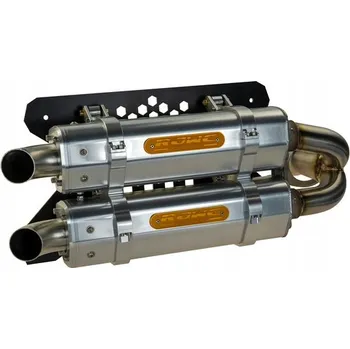 Výfuk pro motocykl Dvojitý VÝFUK TLUMIČ Hliníkový RJWC APX POLARIS RZR PRO XP TURBO 18-21