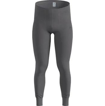 Pánské termoaktivní legíny Odlo Active Warm - Odlo Steel Grey Melange 3XL