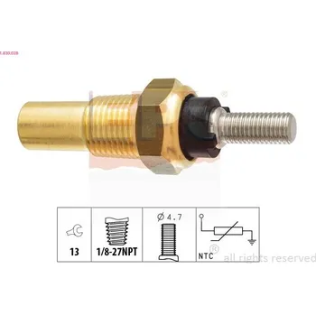 Čidlo automobilu Snímač, teplota chladiva EPS 1.830.028