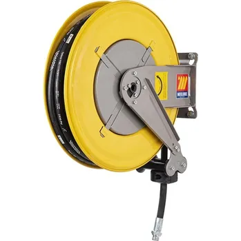 Držák na zahradní hadici NAVÍJEČ 1/4" + HADICE 10 m 600 bar (mazivo)