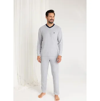 Pánské pyžamo PÁNSKÉ PYŽAMO 489 J/25 MELANGE L