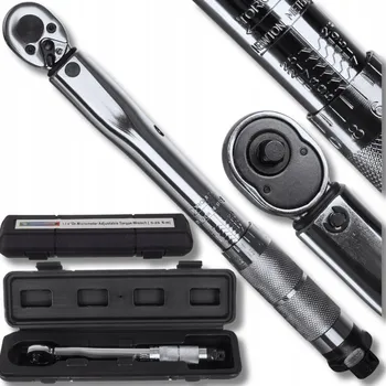 Klíč DYNAMOMETRICKÝ KLÍČ S POJISTKOU 5-25 NM 1/4" OBOUSTRANNÝ S POUZDRO