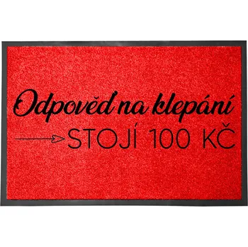 Hotová rohožka z plastu, PVC 60 x 40 cm