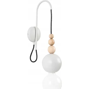 Nástěnné svítidlo Nástěnná lampa Loft Bala světle šedá strukturovaná, nástěnné svítidlo KOLOROWE KABLE