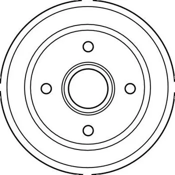Zavěšení kol TRW DB4304 Brzdový buben