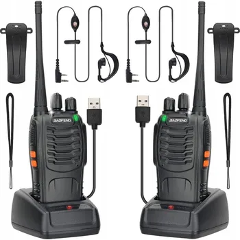 Vysílačka VYSÍLAČKA 2x VYSÍLAČKA BAOFENG BF-888S PMR VELKÝ DOSAH