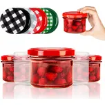 Sklenice s víčkem Superbutelki prům. 82 mm 100 ks