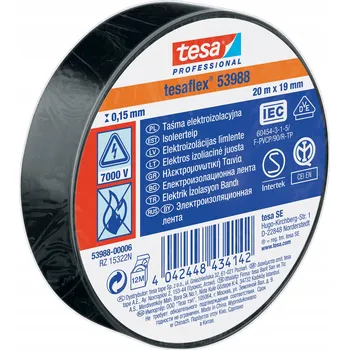 Izolační páska Izolační páska Tesa 19 mm x 20 m černá