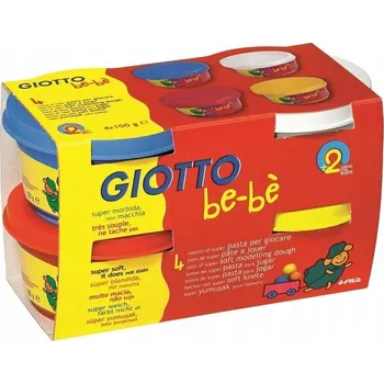 kreativní sada Modelína 4 barvy Kreativní sada Giotto Děti Návyková zábava Zábava