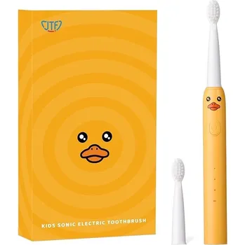 Elektrický zubní kartáček Elektrický zubní kartáček JTF J20C Kachnička, nahradní hlavice 2 ks