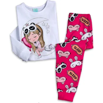 Dívčí pyžamo Dívčí pyžamo svítící ve tmě KYLY MĚSÍC bílé Velikost: 104