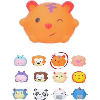 Hračka pro nejmenší HRAČKA DO VANY EDDY TOYS - HROŠÍK FIALOVÝ FIGURKA DO VANY PRO DĚTI