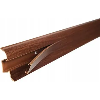 soklová lišta Lišta Vilo PVC 2 x 55, délka 2 cm, dub