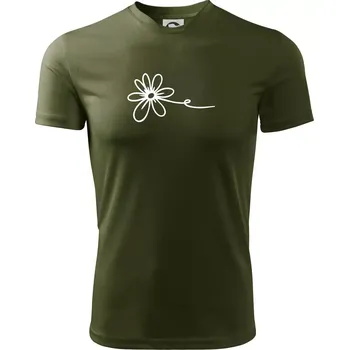 Pánské tričko Kopretina - Pánské triko Fantasy sportovní (dresovina) - XL ( Military )