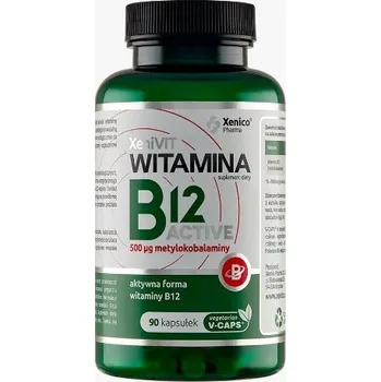 Doplněk stravy XenicoPharma Vitamín B12 metylkobalamin kapsle 90 ks