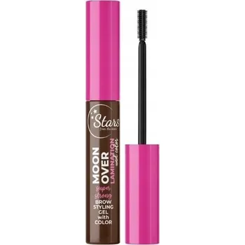 Tužka na obočí Stars MOON OVER tónovací gel na úpravu obočí 03 deep brown 8g