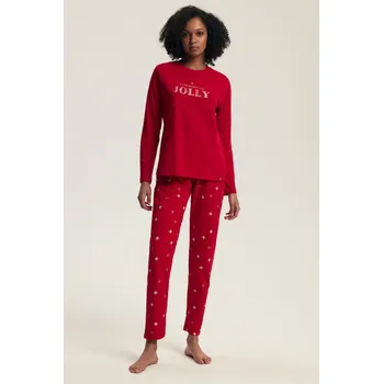 Pánské pyžamo DÁMSKÉ PYŽAMO DOTIE 43718 AW25 Červená XL