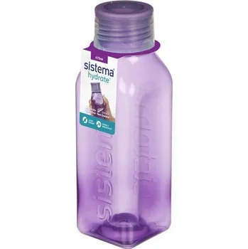 Láhev Lahev Na Pití Láhev Na Vodu Šroubovací Sistema Čtvercová Vzduchotěsná Bez BPA 475 Ml